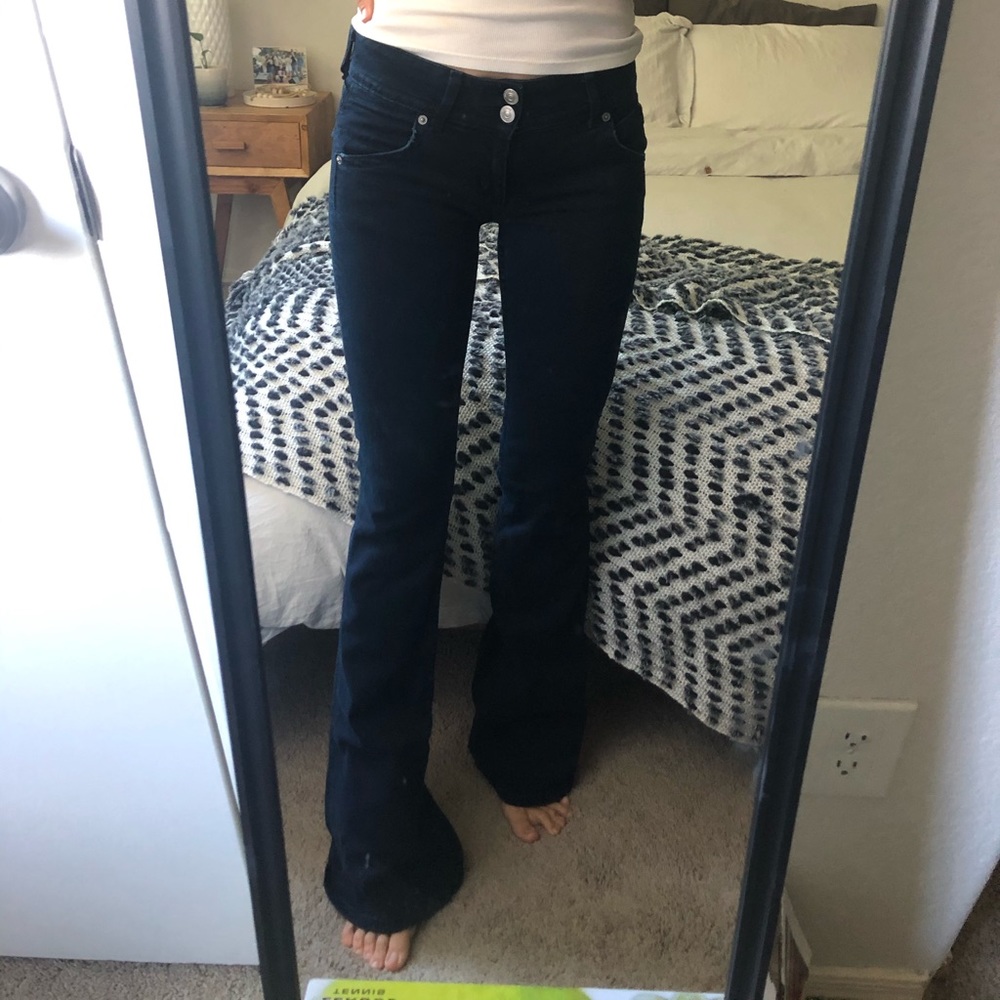 Hudson signature boot cut jeans, 19” leg opening